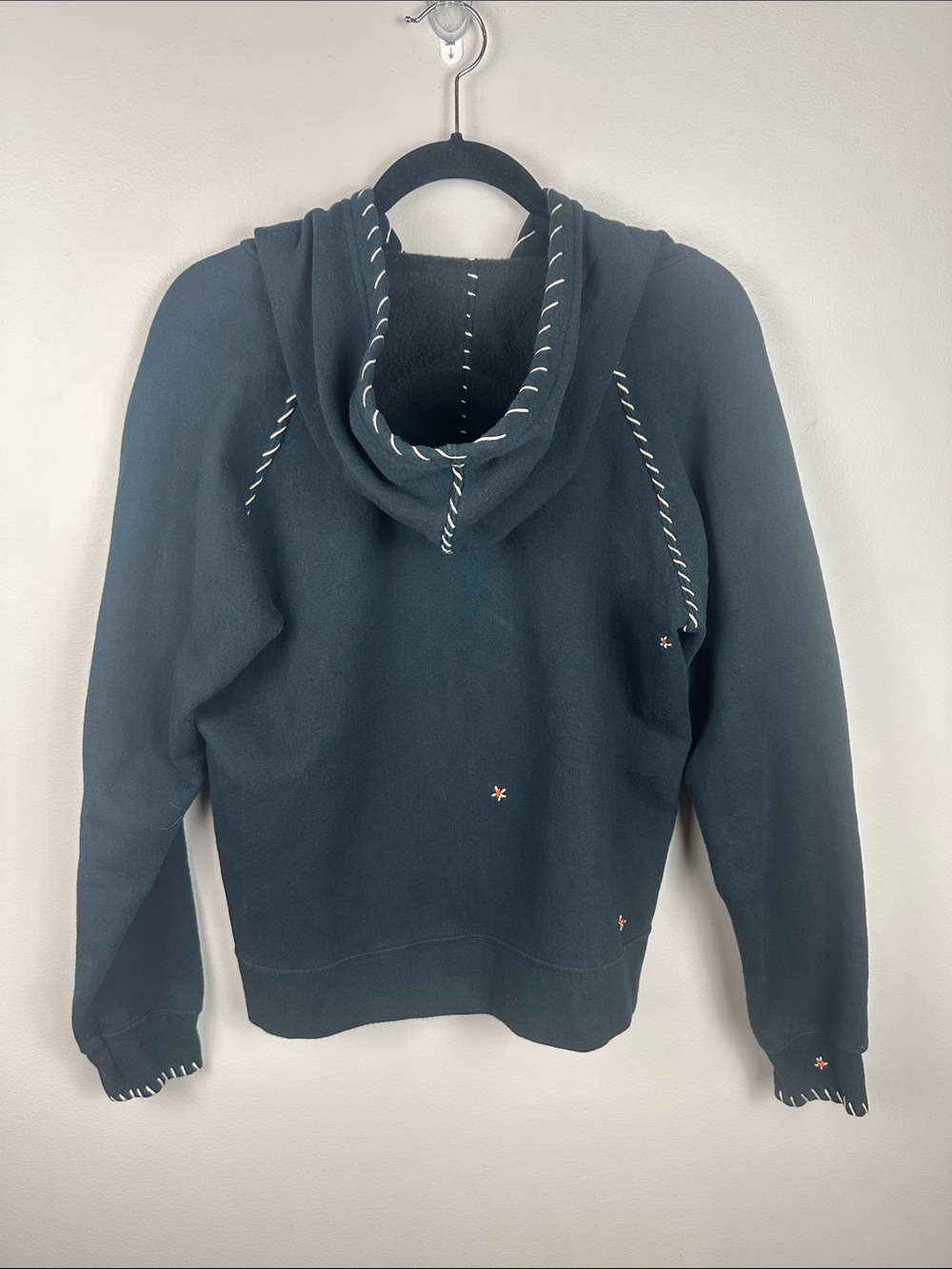 Rare Cause & Effect Reworked Harley-Davidson Whip Stitch Hoodie Dushyant Agarwal - Picture 5 of 16